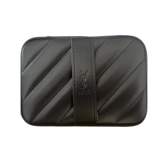 YSL Yves Saint Laurent Beaute GWP VIP Vanity Case Converted Bag Black NIB - Picture 10 of 14